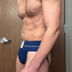 GYM 3” Athletic Jockstrap | Medium | Navy